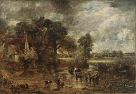 John Constable Full-scale study for The Hay Wain oil painting image